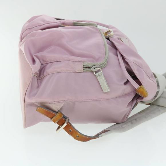 PRADA Backpack Nylon Pink Auth ki3411 - Picture 3 of 16